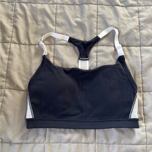 Athleta Dark Blue and White Sports Bra